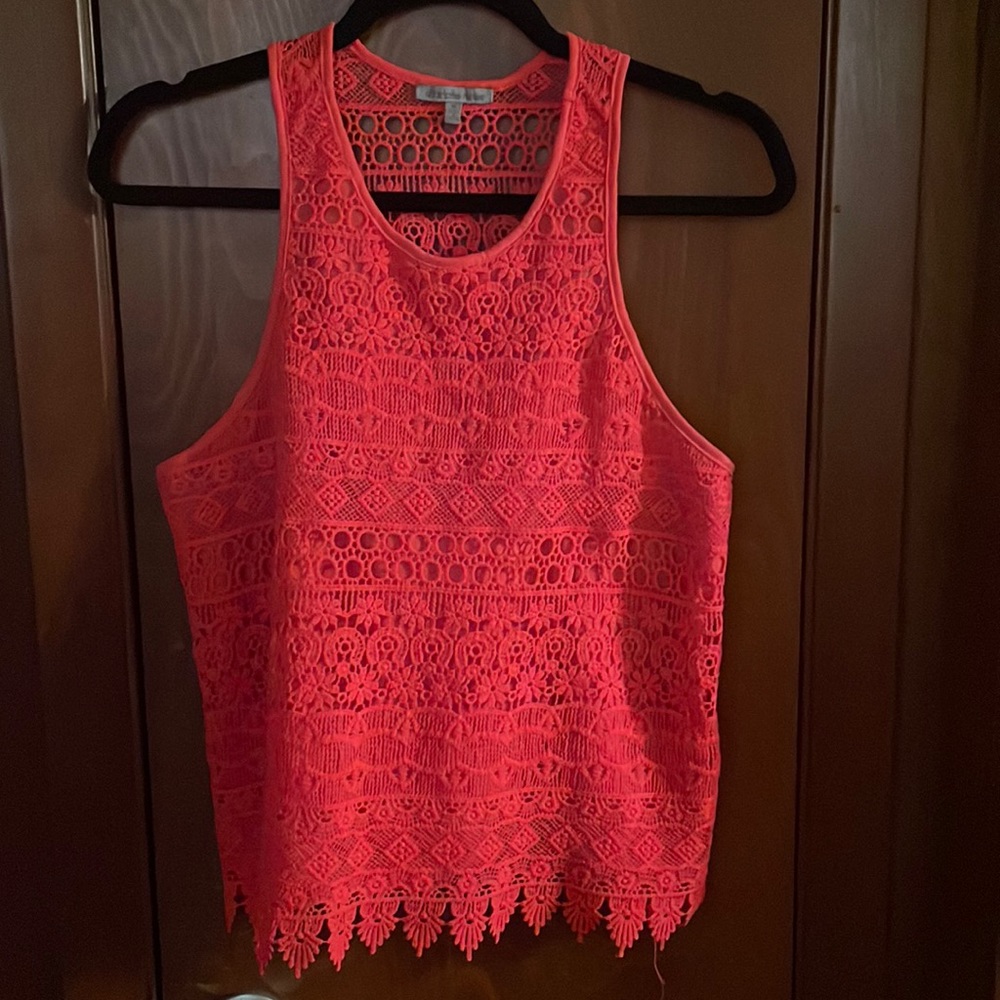 Charlotte Russe crochet tank top